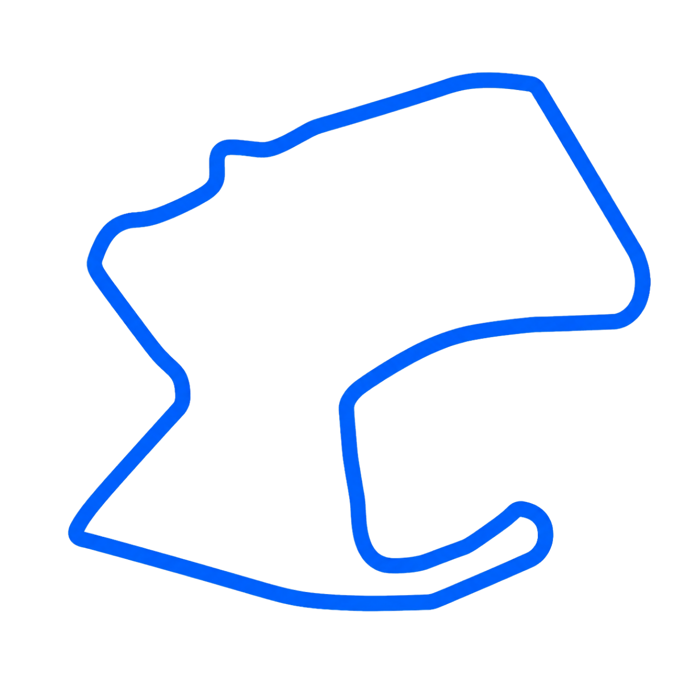 Laguna Seca circuit map