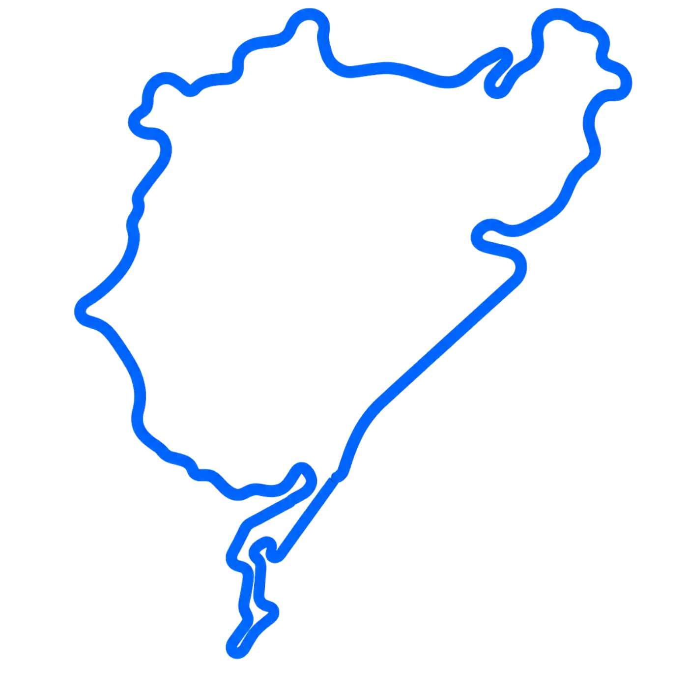 Nürburgring circuit map